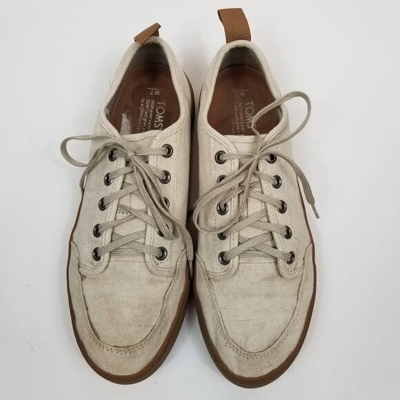 TOMS Men's Canvas Landen Sneakers Size 7 - Picture 2 of 9